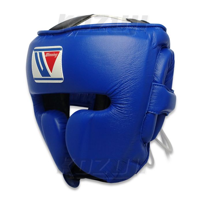 New Winning Boxing Head Gear Face Guard Type FG-2900 Size L Blue FreeShipping 