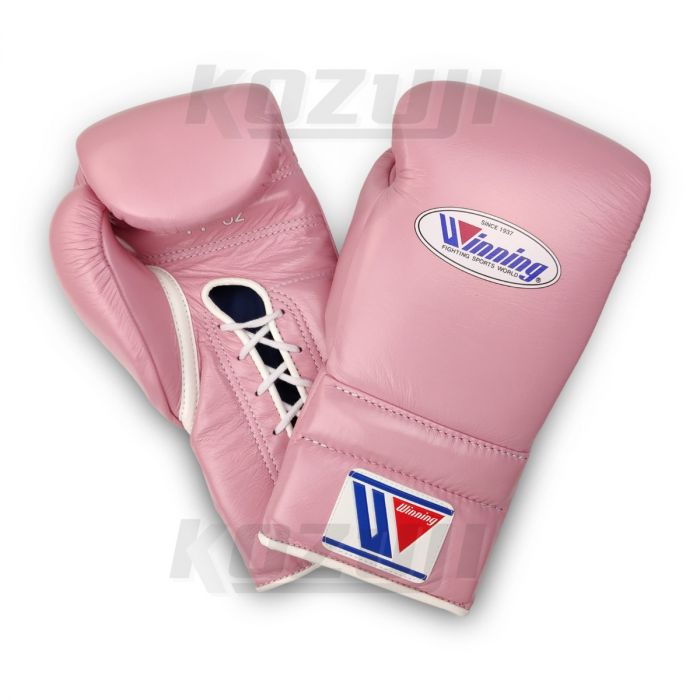 Custom WINNING Boxing Gloves # CO-MS-500 14oz Pastel Pink | KOZUJI Japan