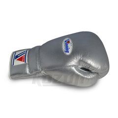 Custom WINNING Boxing Gloves # CO-MS-600-B 16oz Silver