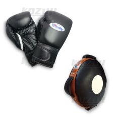 Winning pro boxing gloves 16-oz velcro design (MS-600-B)