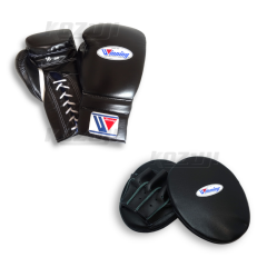 Winning pro boxing gloves 16-oz lace-up design (MS-600)